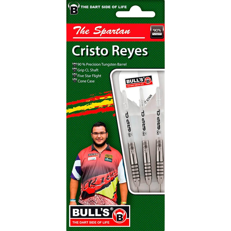 Bull´s Cristo Reyes 90% Tungsten Steeltip Dartpile - 23 gram